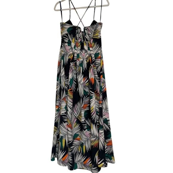 Banana Republic Palm Print Strappy Midi Dress – Size 6 – NWT - Picture 3 of 6